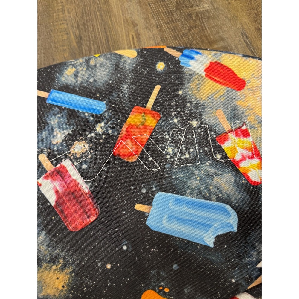 KAVU Space Pop Galaxy Popsicle Rope Sling Canvas Bag Crossbody Backpack NWT - Picture 8 of 14